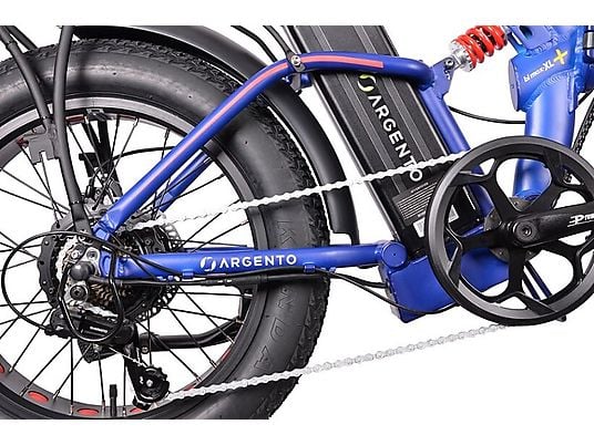Rower elektryczny ARGENTO Fat Bi Max XL Plus Niebieski