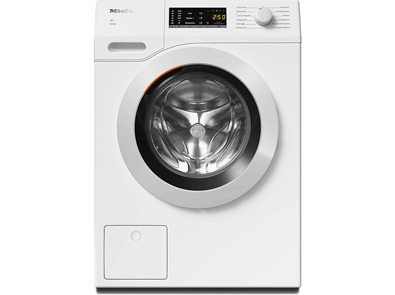 MIELE WCA032 WPS Active W1 Chrome Edition Waschmaschine (7 kg, 1400 U/Min., A, Flusenfilter, Fremdkörperfilter)