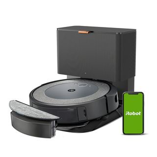 IROBOT I5+ Roomba Combo Saug- und Wischroboter inkl. Clean Base®Station (Schwarz)