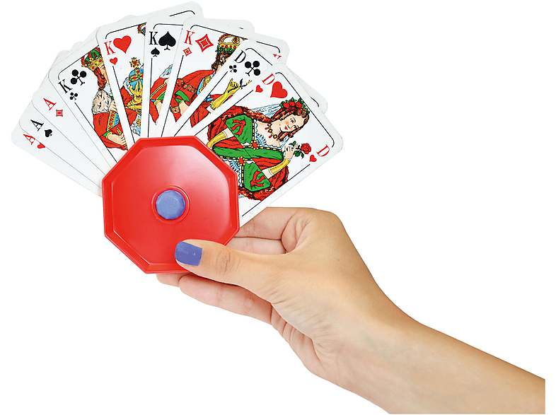 Thumbnail - NORIS 606154619 Spielkartenhalter Kunststoff Kartenspielzubehör, Mehrfarbig