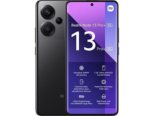 XIAOMI REDMI NOTE 13 PRO+ 5G 8GB/256GB BLACK -  (6.67 ", 256 GB, )