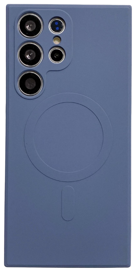 CASE AND PRO Samsung Galaxy S24 mágneses szilikon tok, kék (MAG-S24-BL)