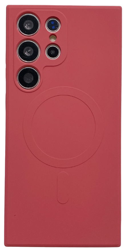CASE AND PRO Samsung Galaxy S24 Ultra mágneses szilikon tok, piros (MAG-S24U-R)