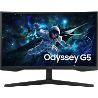MediaMarkt SAMSUNG Odyssey G5 LS27CG552EUXEN - 27 inch - 2560 x 1440 (Quad HD) - 1 ms - 165 Hz aanbieding