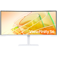 MediaMarkt SAMSUNG Viewfinity S6 LS34C650TAUXEN - 34 inch - 3440 x 1440 (Ultrawide Quad HD) - VA-paneel - in hoogte verstelbaar aanbieding