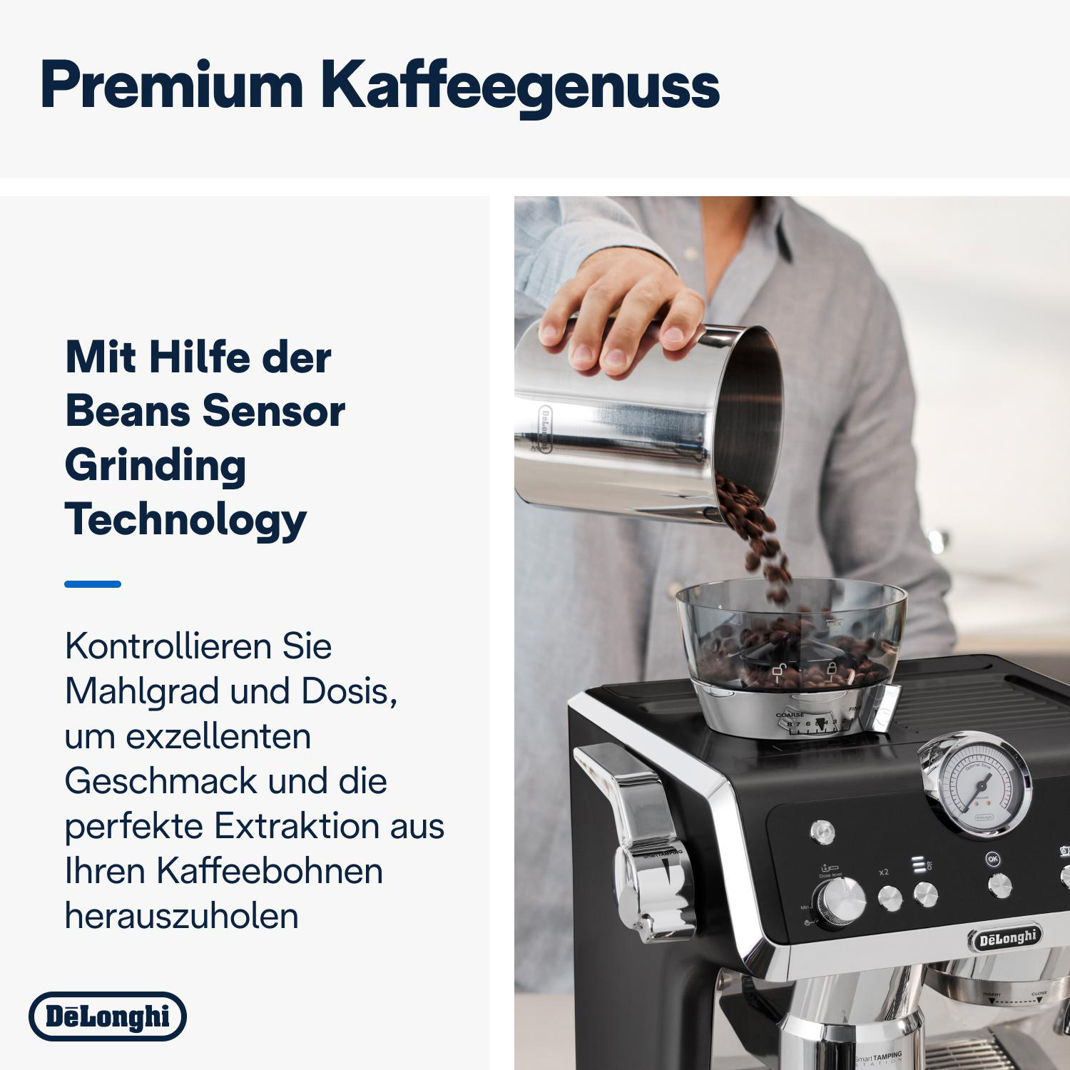 DELONGHI La Specialista Prestigio Espressomaschine EC9355.BM Schwarz/Metall