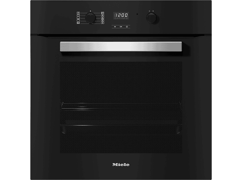 MIELE H 2455 B ACTIVE Backofen (76 l, Obsidianschwarz, 595 mm breit, A+ ...