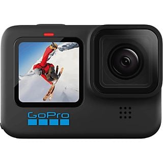 Cámara deportiva - GoPro HERO10, 23 megapixel, 5.3K60 + 4K120, Sumergible 10 m, Estabilización HyperSmooth 4.0, Negro