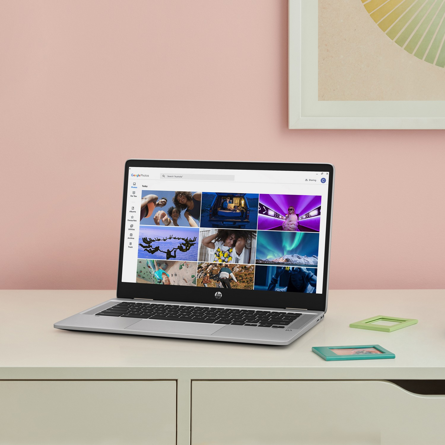 HP Chromebook x360 14B-CB0008NB - 14 pouces - Full-HD - Intel Celeron N4500 - 4 GB - 64 GB - UHD Graphics
