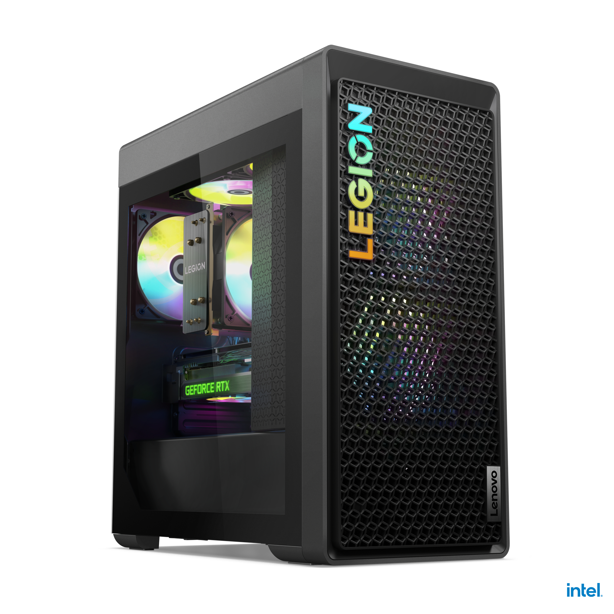 LENOVO Legion Tower TB RTX™ AMD SSD, GB RAM, 2 NVIDIA, Windows, 7900 mit Ti GeForce Gaming-Desktop 4070 5, 32 Prozessor