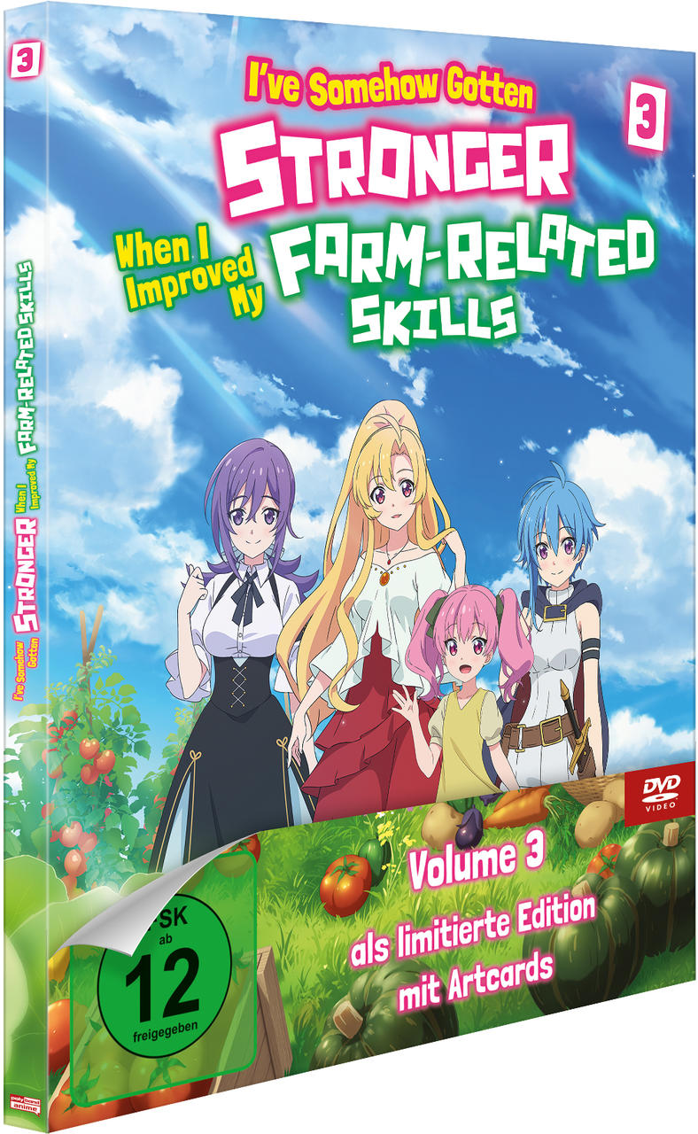 Volume 3 DVD-Cover mit Anime-Charakteren und Text in japanischer Sprache.
