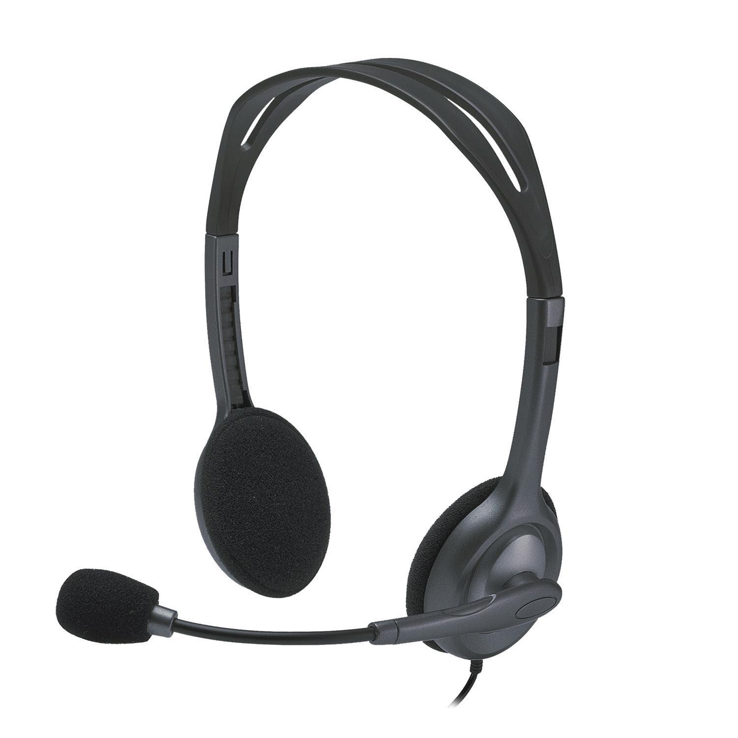 Headset, H111 On-ear Grau Kopfhörer LOGITECH