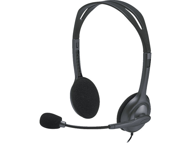LOGITECH H111 Headset, On-ear Kopfhörer Grau