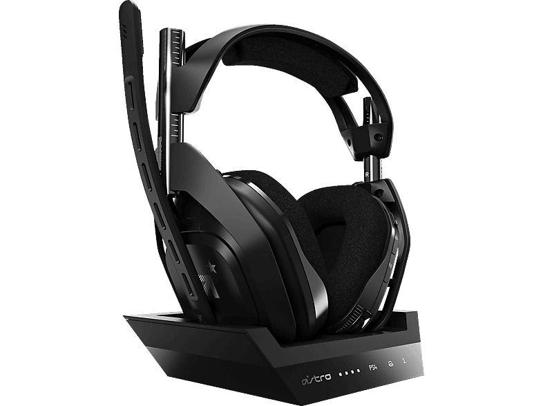 ASTRO GAMING A50 Wireless + Base Station for PlayStation® 4/5/PC, Over-ear Gaming Headset Schwarz