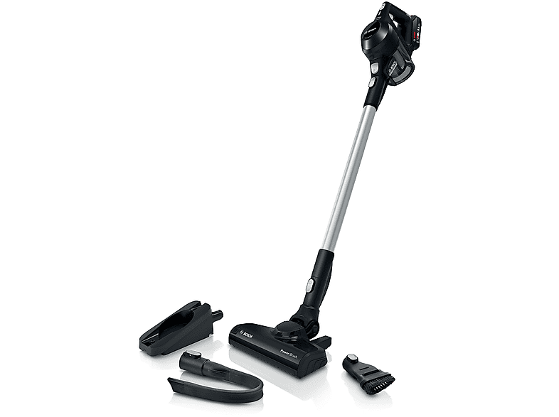 SCOPA ELETTRICA BOSCH BBS611BSC Unlimited 6, Potenza Max 54 W, Autonomia fino a 8 min, Contenitore polvere 0,3 l, Nero