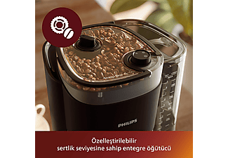 PHILIPS HD7888/01 All In One Brew Öğütücülü Filtre Kahve Makinesi Siyah Krom_1