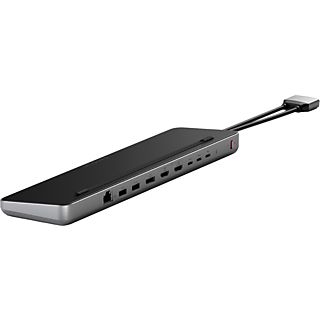 SATECHI ST-DDSM - Dual Dock USB-C e supporto (Grigio siderale)