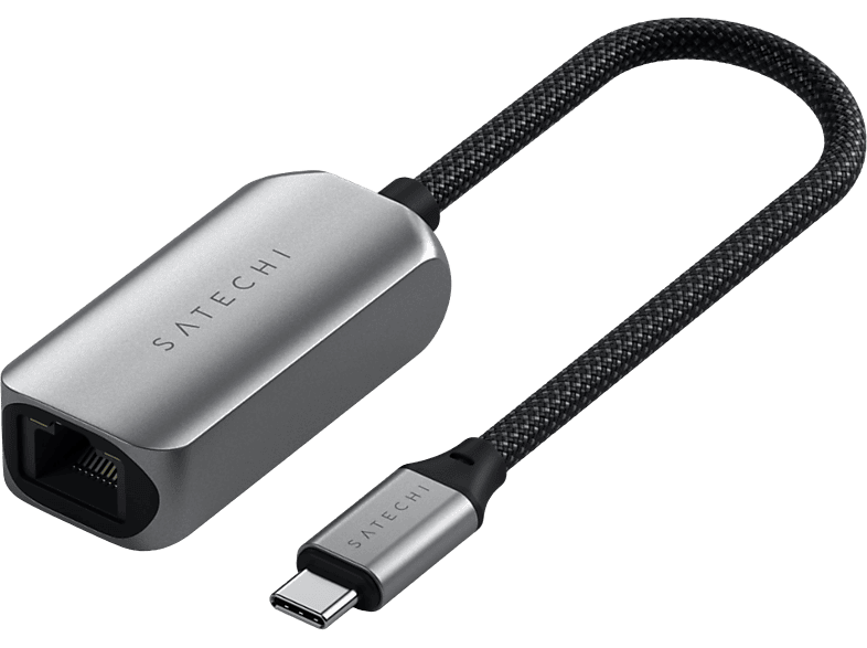 SATECHI ST-AE25M - USB-C zu Ethernet Adapter (Space Grau)