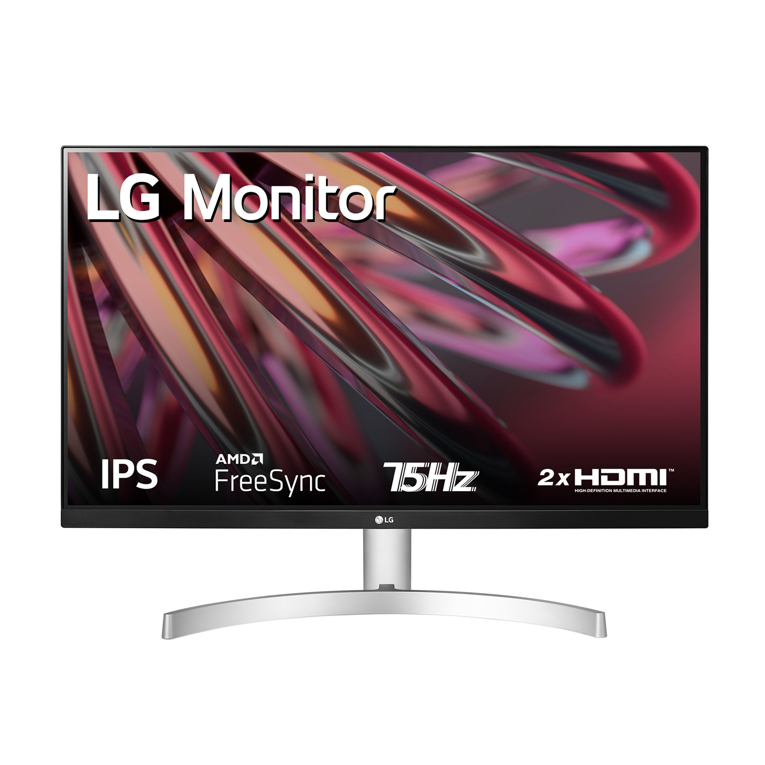 LG 27Mk60Mp-W Monitor, 27 pollici, Full-HD, 1920 x 1080 Pixel