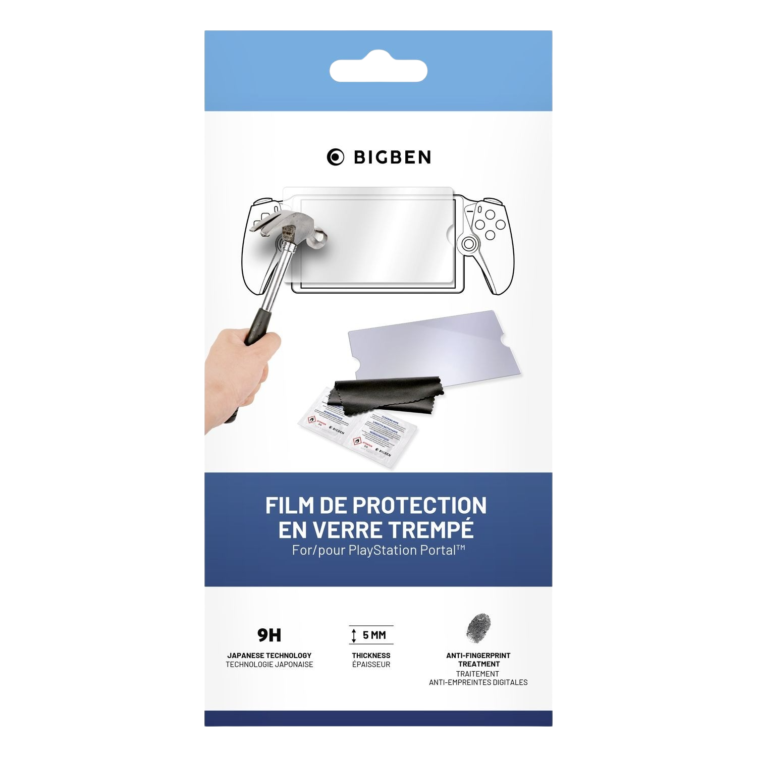 NACON Protection d'écran en verre trempé Playstation Portal (PSPORTALTEMPGLASS)