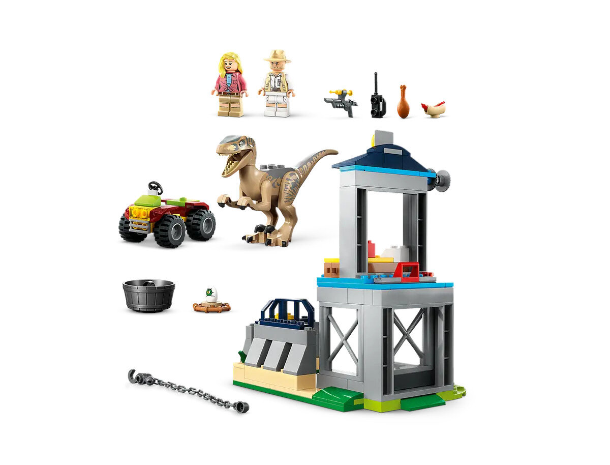 Klocki LEGO Jurassic World Ucieczka welociraptora (76957)