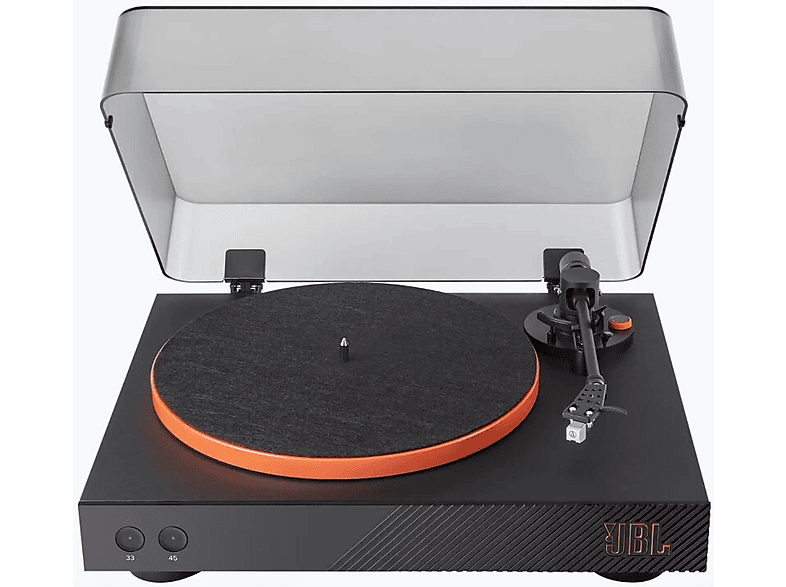Gramofon JBL Spinner BT Czarno-pomarańczowy