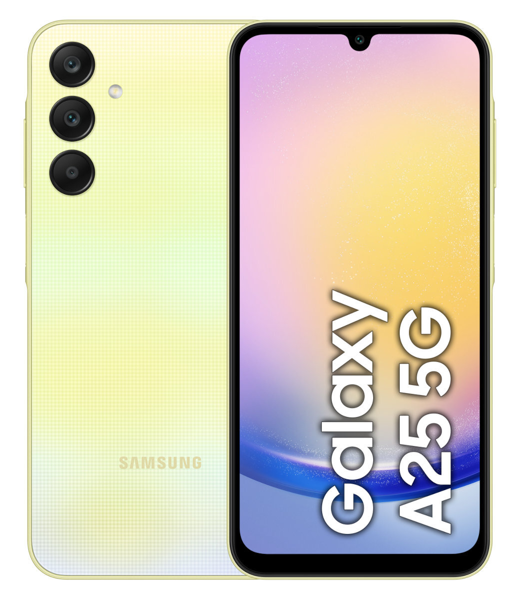 Smartfon SAMSUNG Galaxy A25 5G 6/128GB Żółty SM-A256BZYDEUE