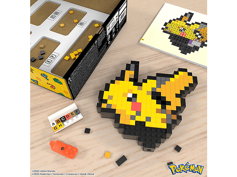 Thumbnail - MEGA Pokémon - Pikachu Pixel Bausatz, Gelb