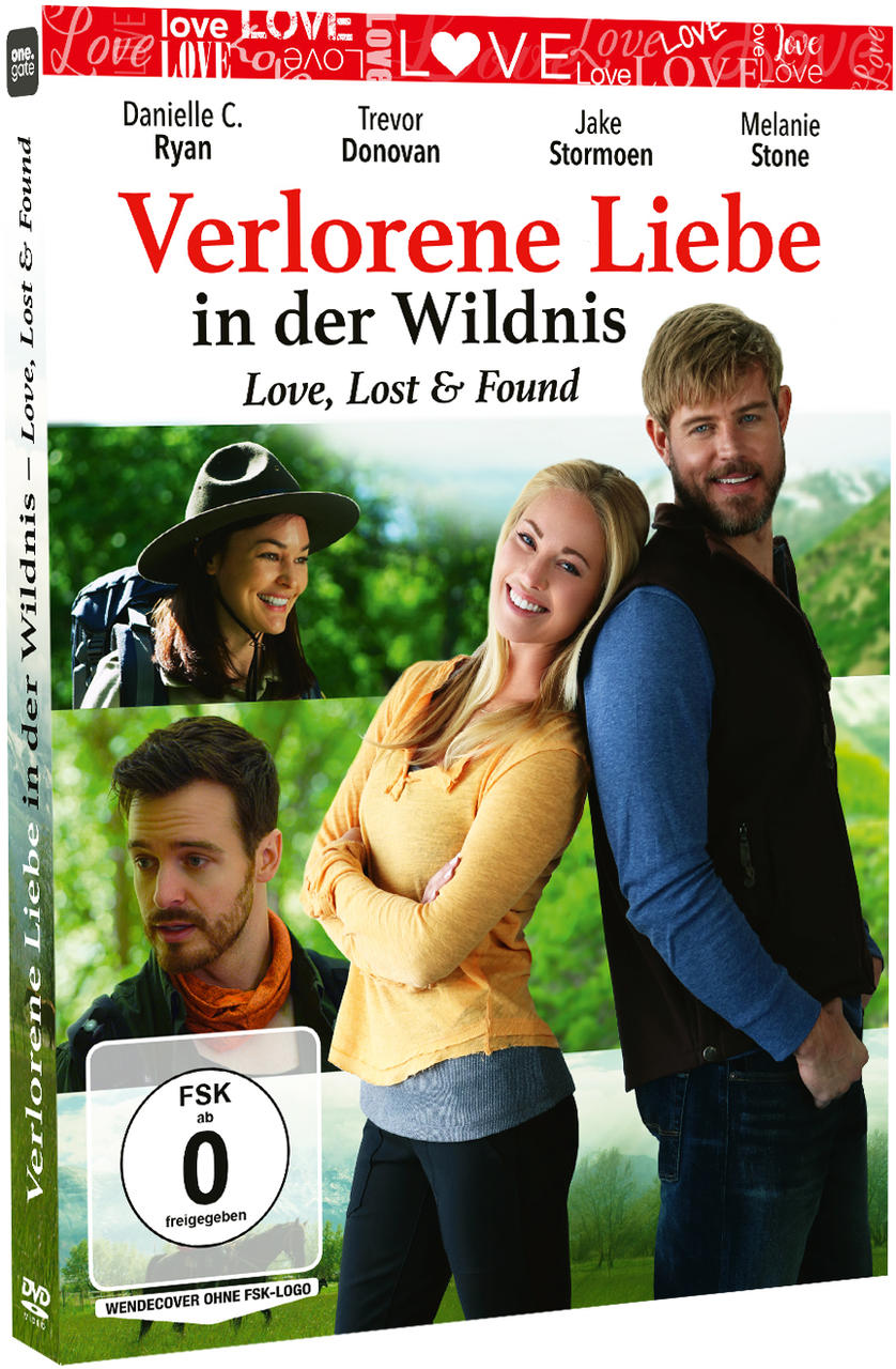 DVD-Hülle, Verlorene Liebe in der Wildnis. Enthält Schauspieler und Titel.