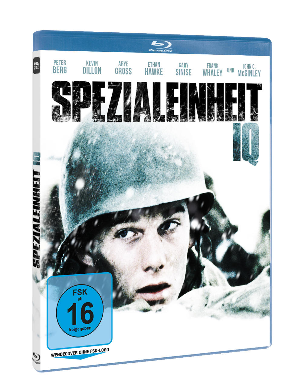 Blu-ray-Disc-Hülle für den Film 'Spezialeinheit 10' mit Soldatenbild.