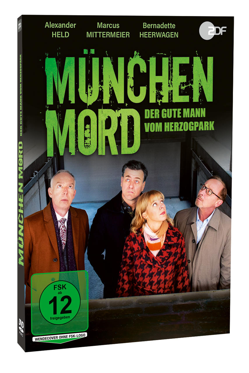DVD-Cover eines deutschen Films mit dem Titel 'München Mord', mit Schauspielern und grüner Bewertung.