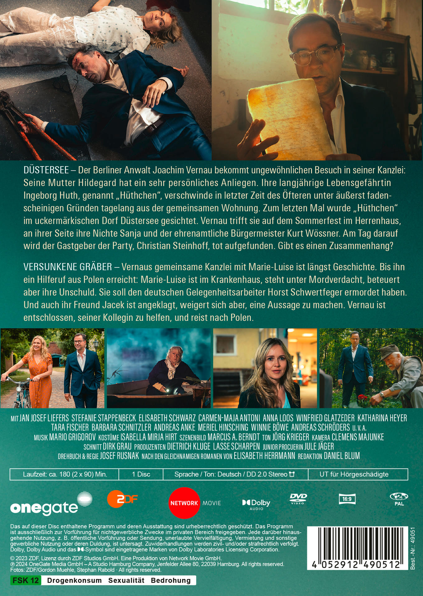DVD-Cover mit einem Mann und einer Frau. Text auf Deutsch. Szene eines Films.
