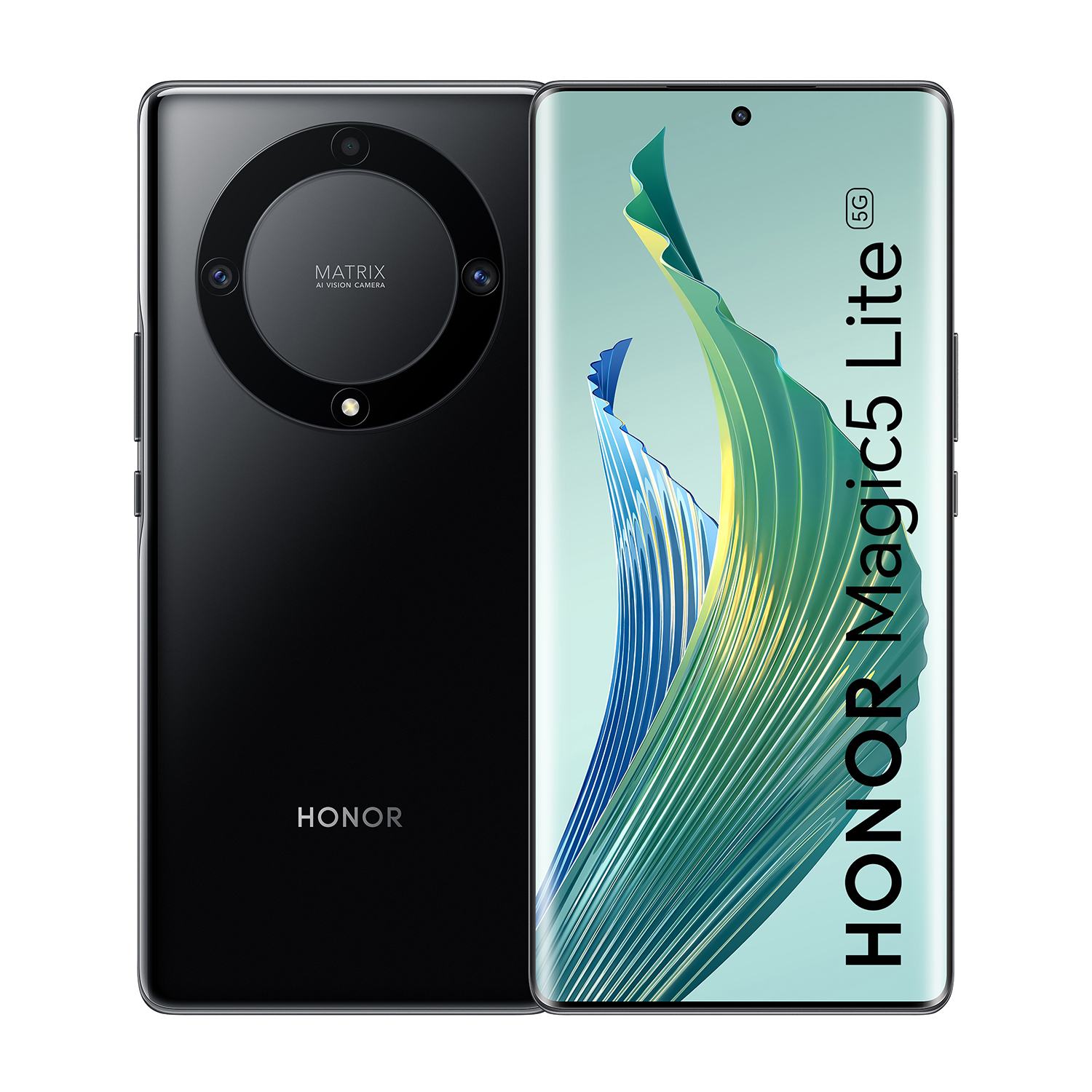 Honor Magic 5 Lite 5G 256Gb, 128 GB, Midnight Black
