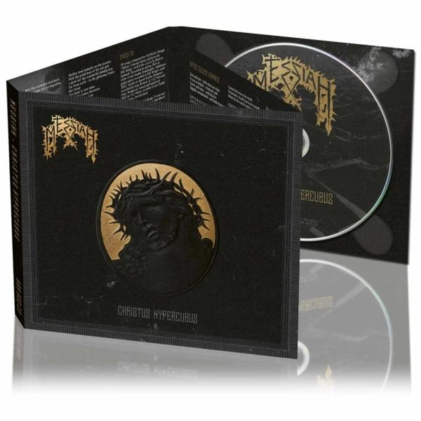 Geöffnete CD-Hülle, Album-Artwork sichtbar, schwarz-goldenes Design, weißer Hintergrund.