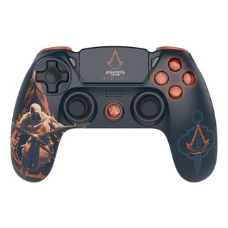 FREAKS AND GEEKS PS4 - Assassin`s Creed Mirage - Wireless Controller (Noir/Marron/Rouge)