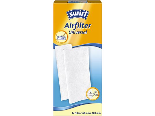 SWIRL 181605 AIR FILTER UNIVERSAL - AirClean-Filter (Weiss)