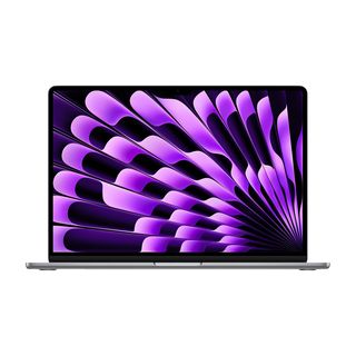 APPLE MacBook Air, Notebook, mit 15,3 Zoll Display, Apple M-Series,M2 Prozessor, 16 GB RAM, 512 GB SSD, Apple M2, Space Grau, macOS
