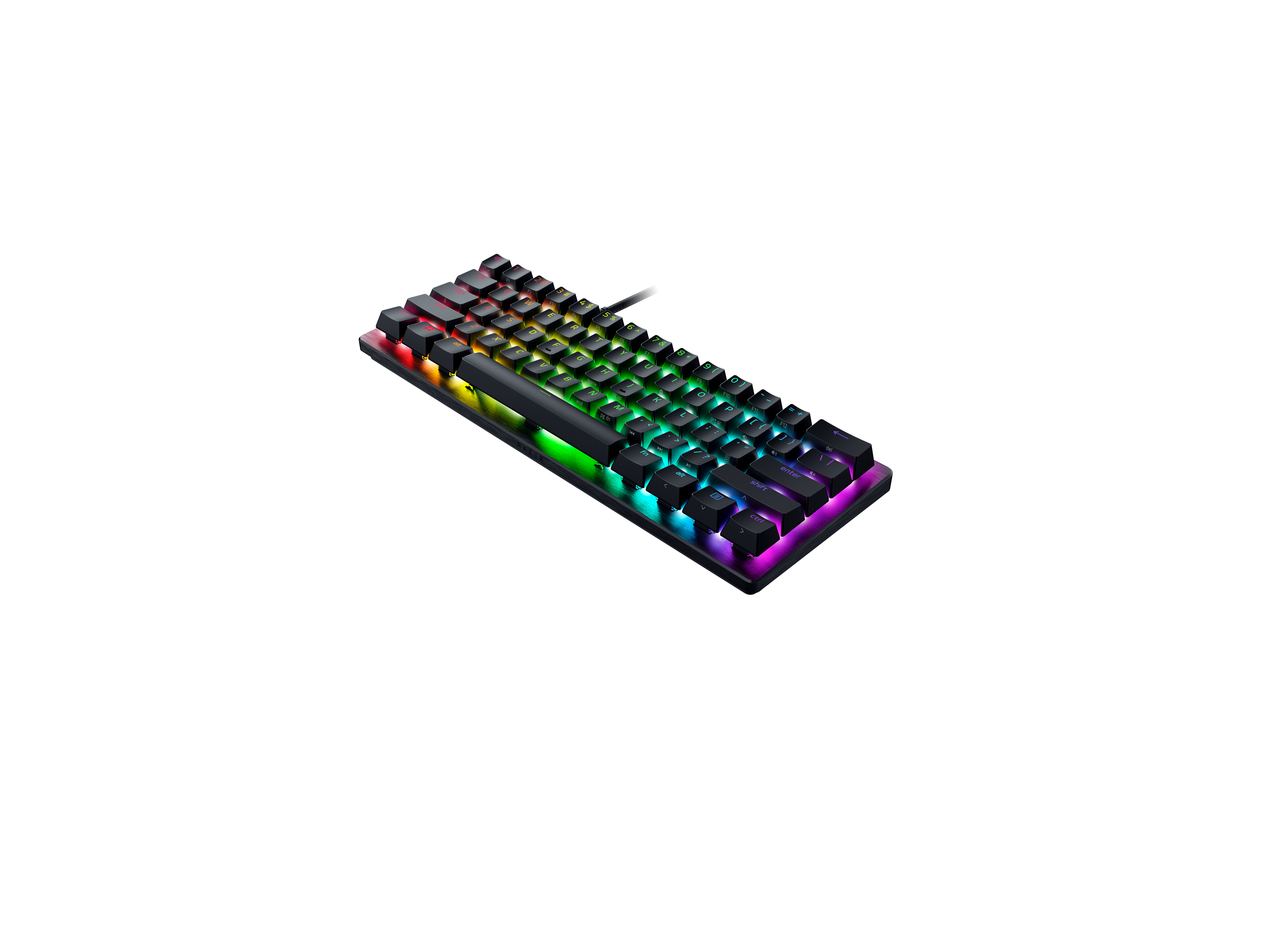 RAZER Huntsman Tastatur, Razer Analog Pro Kabelgebunden, Mini, Opto-Mechanical, V3 Gaming Schwarz Optical