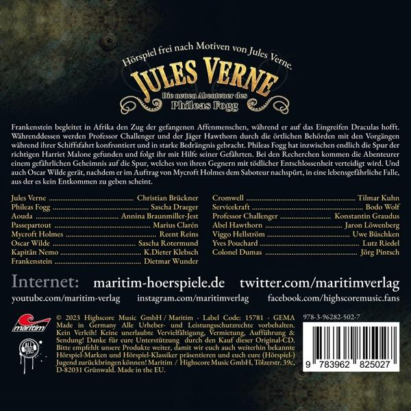 Fogg - Afrika-Verschwörung Abenteuer (CD) - - Neuen Des Jules Verne-die Folge Phileas Die 39