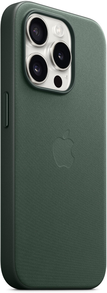 Etui z tkaniny FineWoven z MagSafe APPLE do iPhone 15 Pro Wieczna zieleń (Evergreen) MT4U3ZM/A