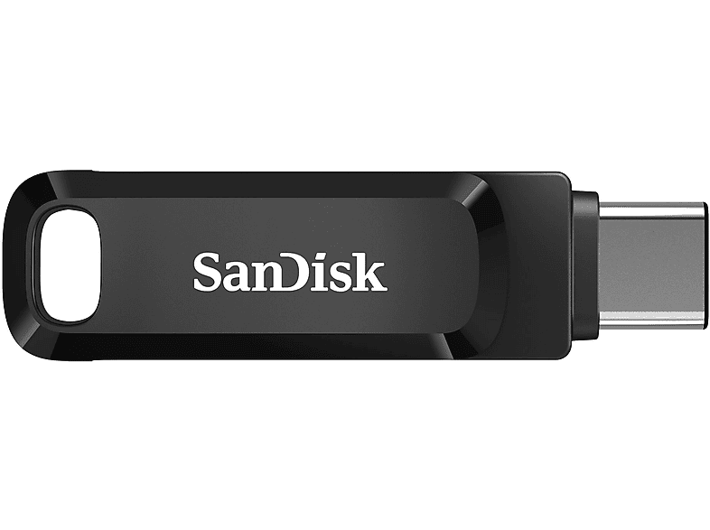 Thumbnail - SANDISK Ultra® Dual Drive Go USB Stick, 128 GB, 400 MB/s, Schwarz