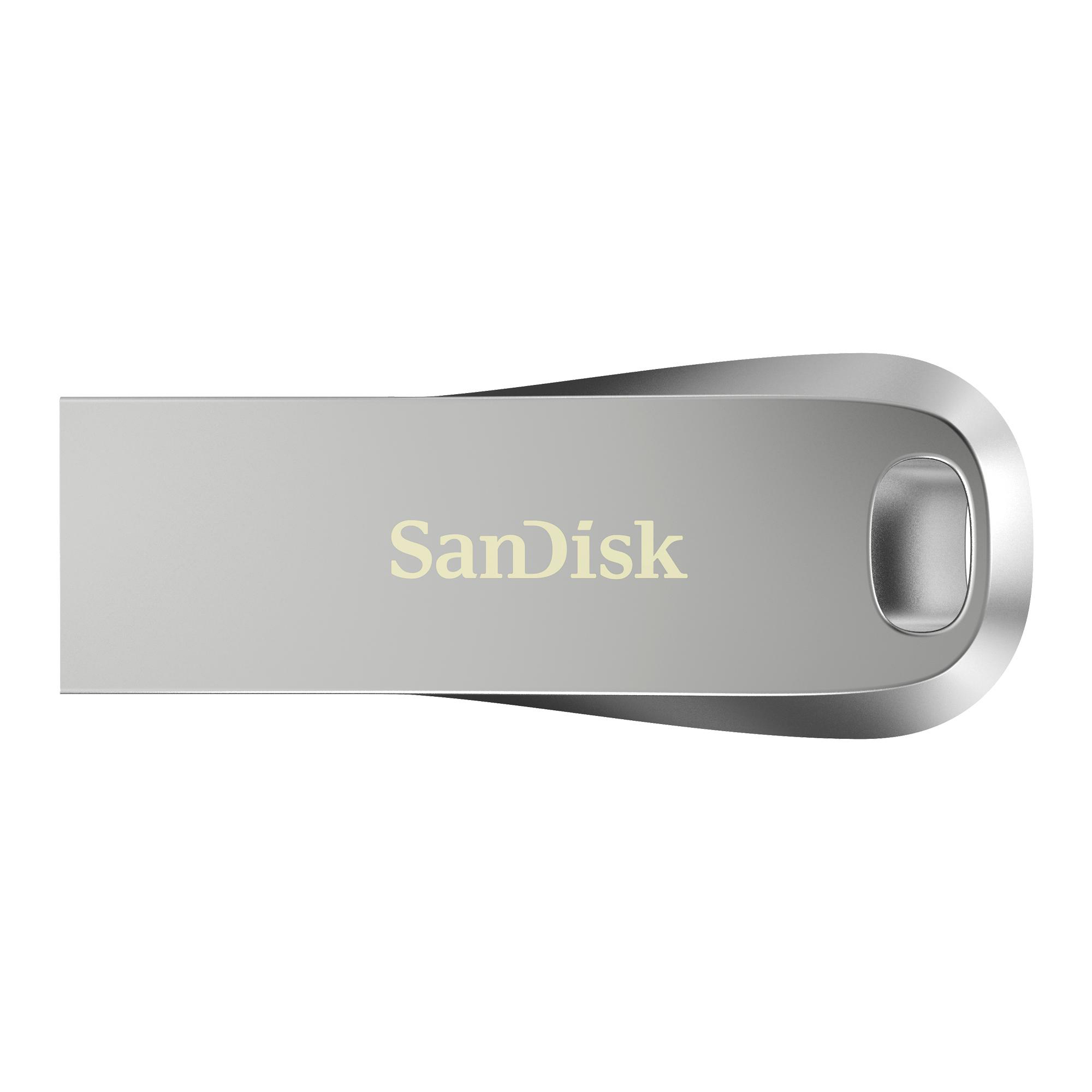 SANDISK Ultra Luxe USB GB, Flash-Laufwerk, 64 150 Silber MB/s