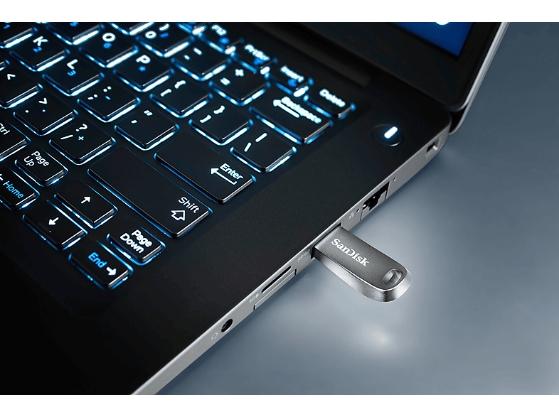 Thumbnail - SANDISK Ultra Luxe USB Flash-Laufwerk, 256 GB, 400 MB/s, Silber