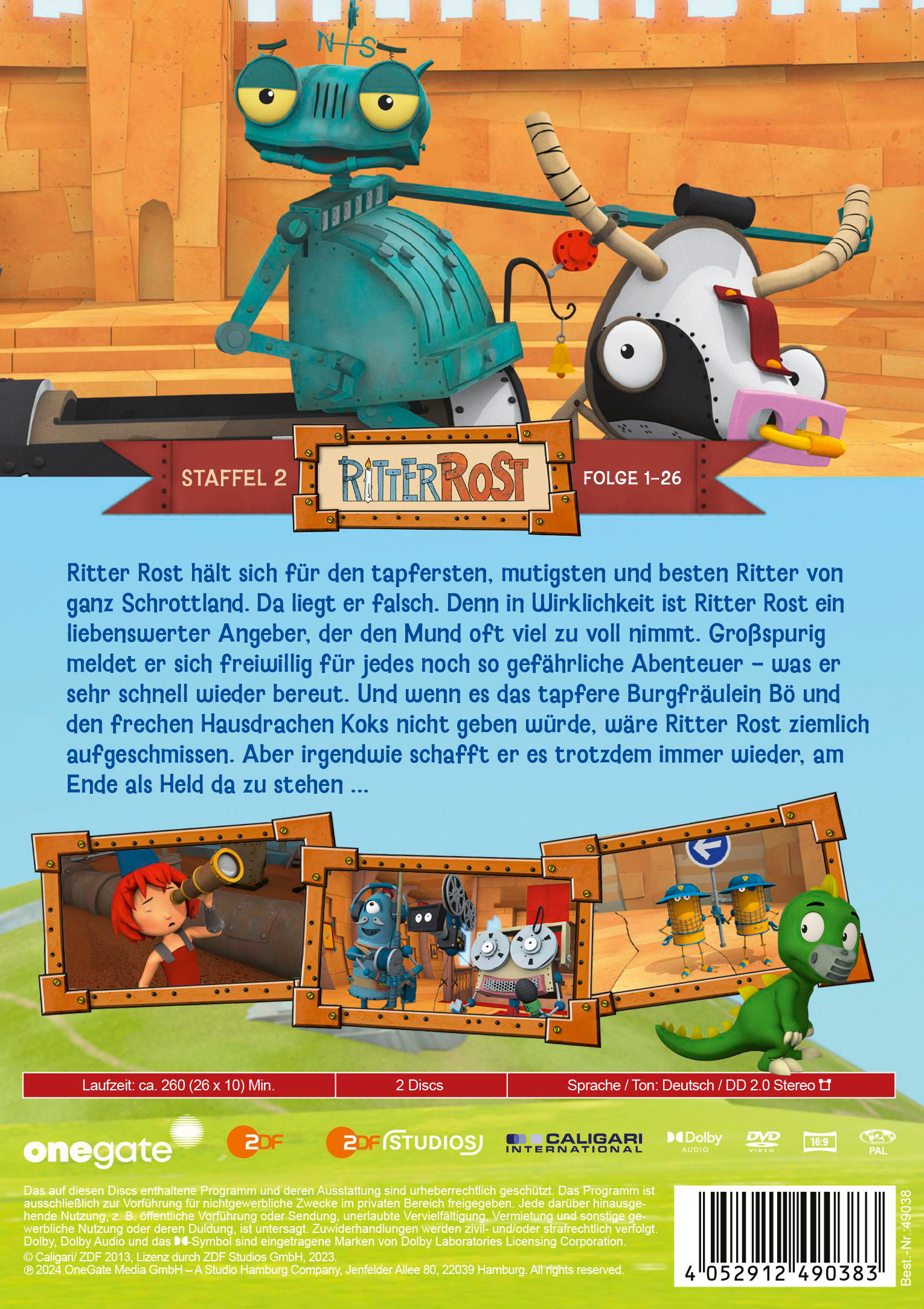 Ein Geschirrspülerkorb, Innenansicht.