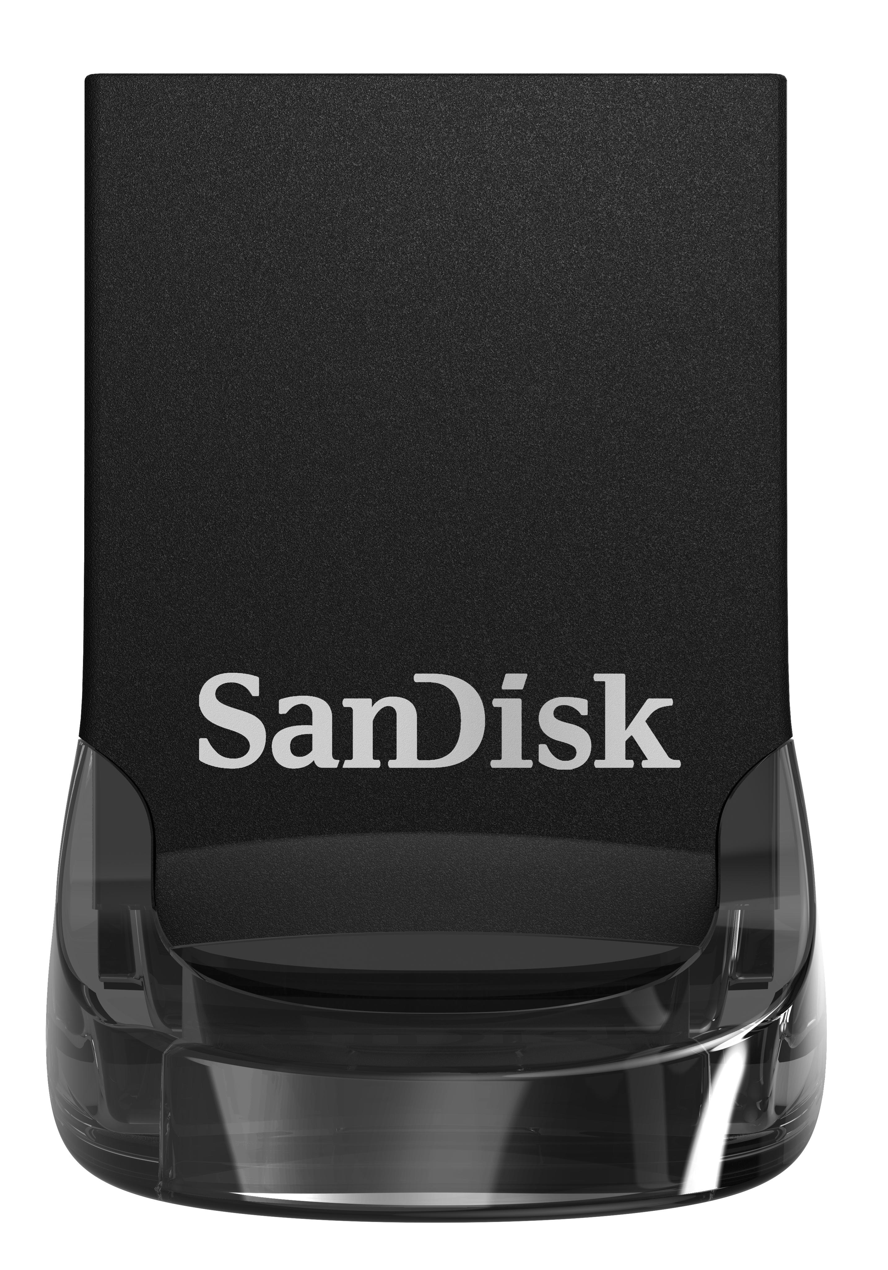 SANDISK Ultra® Fit USB Flash-Laufwerk, 256 GB, MB/s, Schwarz 400