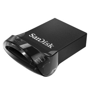 SANDISK Ultra® Fit USB Flash-Laufwerk, 64 GB, 130 MB/s, Schwarz
