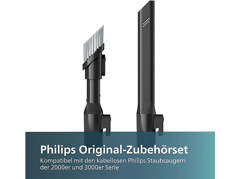 PHILIPS XV1632/01 für Akkusauger der 2000 und 3000 Serie, Zubehörset