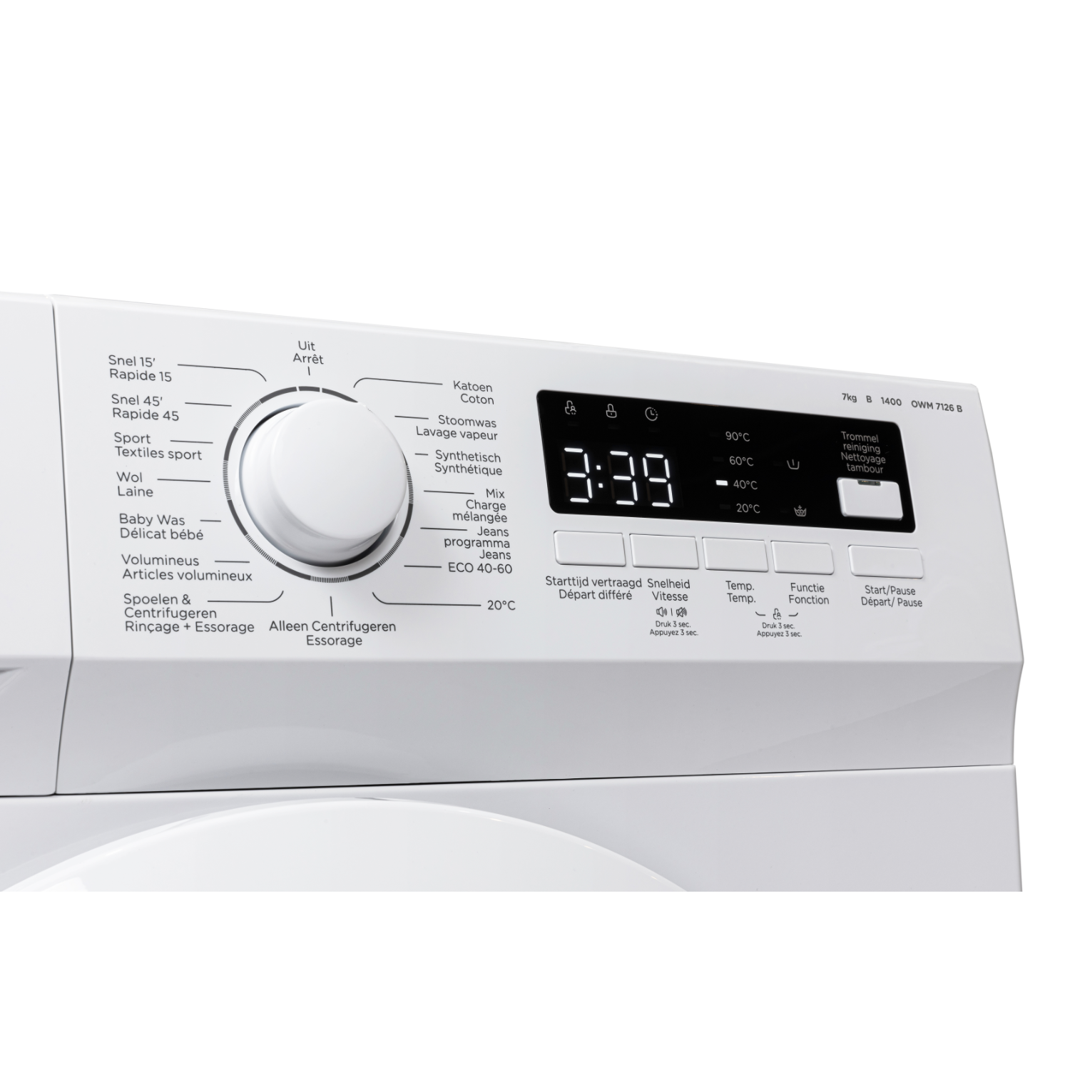 OK. OWM 7126 B Wasmachine (7 kg, 1400 rpm, B)