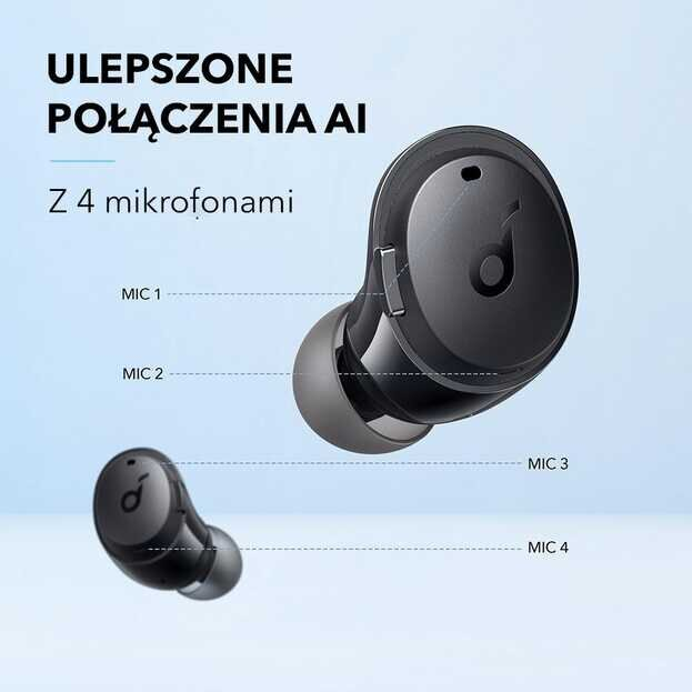 Słuchawki bezprzewodowe SOUNDCORE Dot 3i v2 Czarny