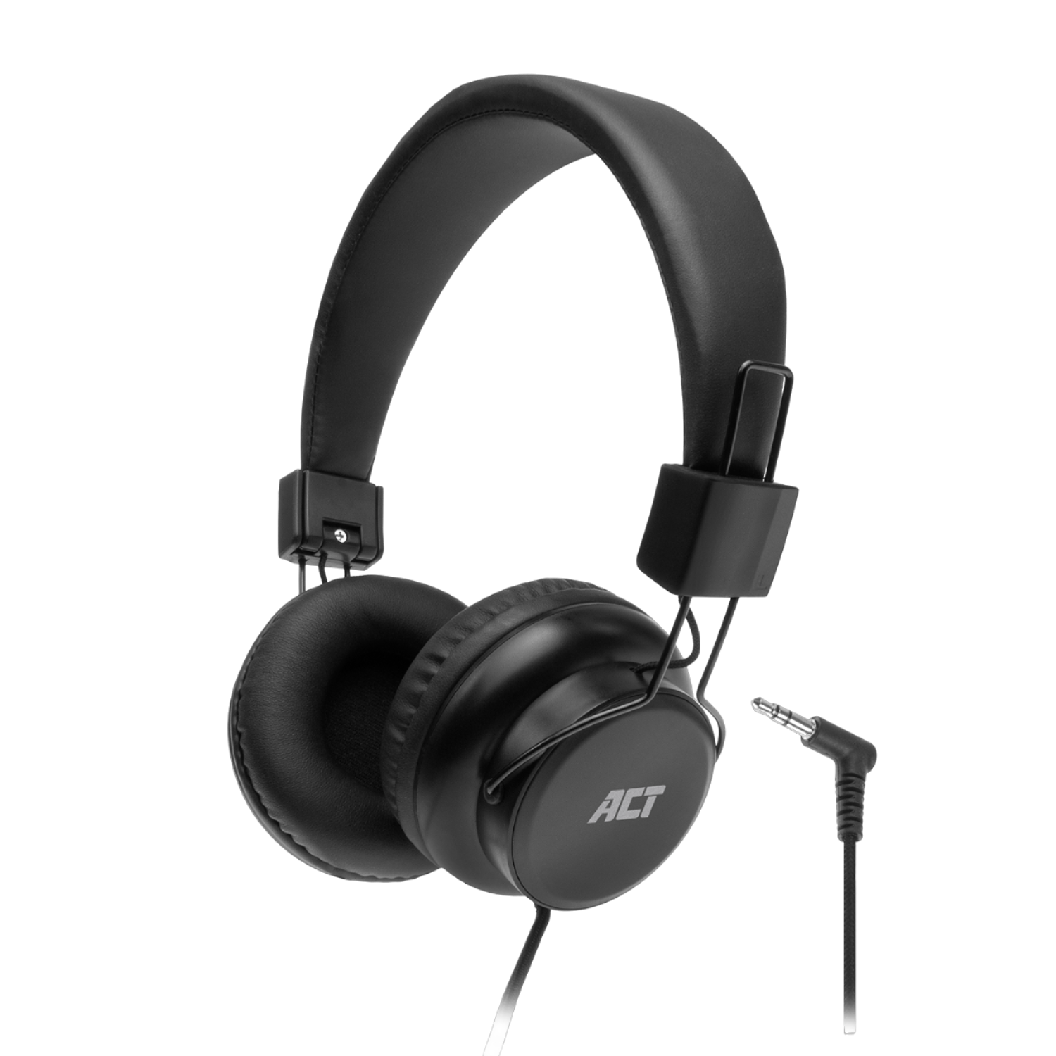 ACT AC9300 Opvouwbare stereo hoofdtelefoon met 3,5mm audio-aansluiting afbeelding